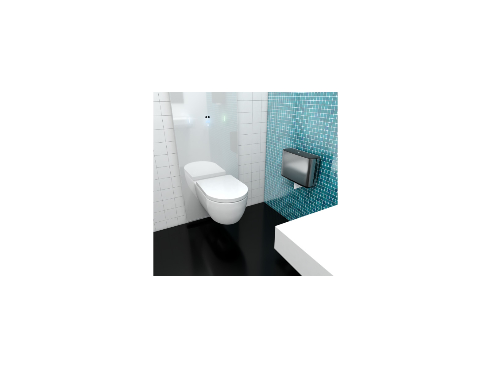 Dozownik papieru toaletowego T2 Tork 460006 STAL